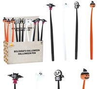 1 Kugelschreiber Halloween 22Cm Fledermaus Geist Skelett KüRbis Party Geschenk