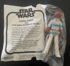Star Wars ROTJ Admiral Ackbar Mailer Mail-Away Kenner Sealed Baggie 1982 Vintage
