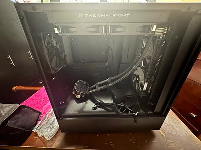 Thermalright 360mm AIO Liquid CPU Cooler Black w/ TF7 Paste for Intel LGA