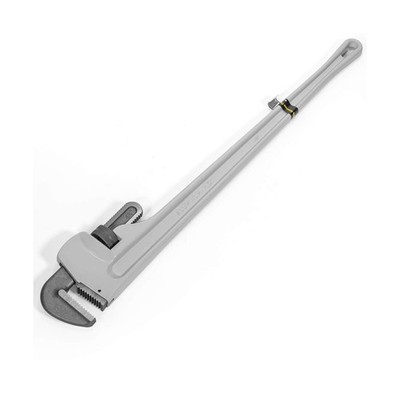Stark USA 48'' Aluminum Straight Pipe Wrench Ideal for 4-inch Pipe Adjustable ...