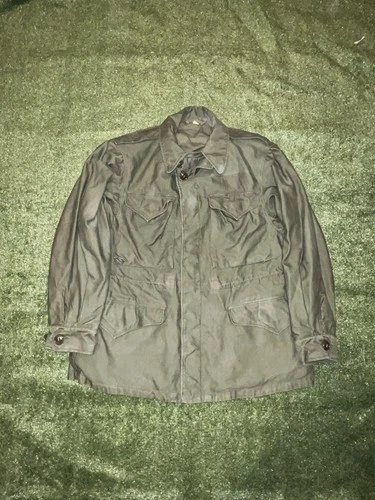 Vintage 40s WW2 M1943 M43 Field Jacket Coat Mens 36S US Army Military USA