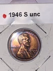 1946S, 1947S, 1948S Lincoln Wheat Pennies Set of 3 Uncirculated. Free Shipping.