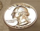 1954 Proof Quarter 90% SILVER  Blazing Mirrored Surfaces #130 ~ 6
