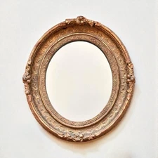 Antique Baroque or Rococo Style Gilt Gold Mirror