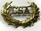 CIVIL WAR CS CSA CONFEDERATE KEPI HARDEE HAT CAP BADGE- OFFICER