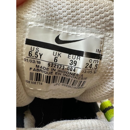 Nike Air Max 95 verde fluo e grigio sneakers scarpe da ginnastica giovani taglia 6,5 anni - Foto 2 di 10