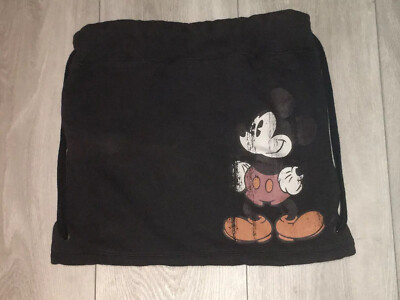 VINTAGE DISNEY RESORTS EXCLUSIVE Mickey Drawstring BLK 