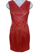 Designer MARCOBOR size 4 Orange Fully Lined Bodycon Day to Night Ready Dress
