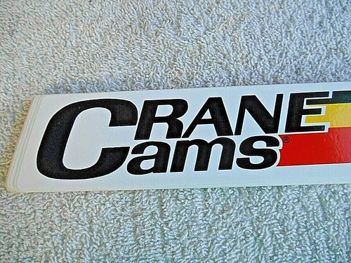 VINTAGE 1980'S CRANE CAMS HIGH PERFORMANCE DECAL STICKER 6-1/2" X 1-5/8" - Picture 11 of 12