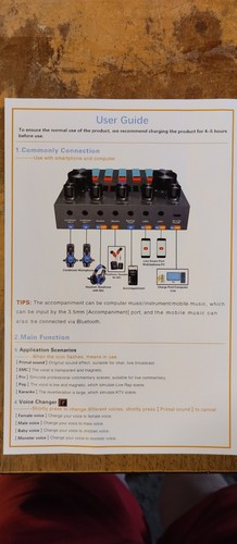 Professional Podcast Equipment Bundle Kit Completo di sound live card - Foto 6 di 7