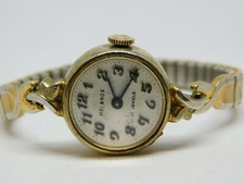 Vintage Helbros 17 Jewels Wind-up Analog Women's Watch Sz. 5 1/2" For Repairs
