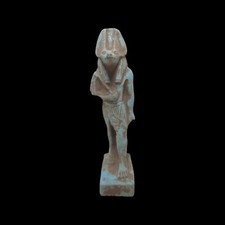 RARE ANCIENT EGYPTIAN ANTIQUE God Anubis Jackal Lord of War Statue Stone