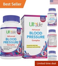 Premium Blood Pressure Supplement - Garlic, Forskolin - 14 Vitamins  Herbs