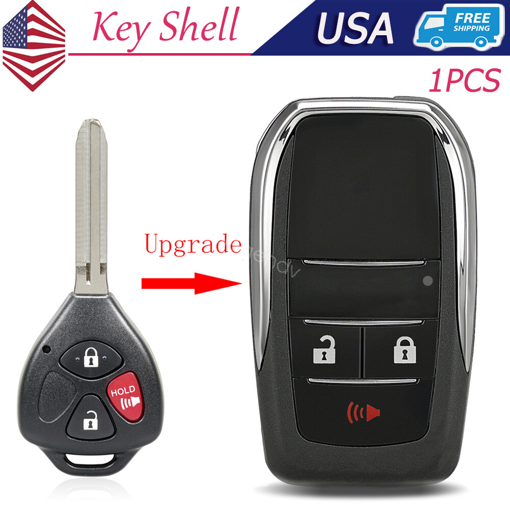 Upgrade Flip Remote Key Shell Fob for Scion tC 2005 2006 2007 - 2010 2011 2012