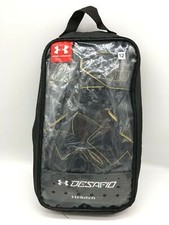 UNDER ARMOUR UA Desafio Black Gold GK Goalkeeper Gloves Mens Size 12 BRAND NEW