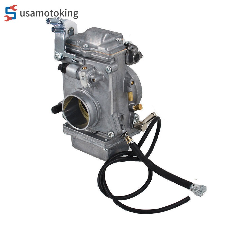 Polished Carburetor For Mikuni HSR42 HSR 42mm Harley Davidson EVO Twin Cam TM42 - Foto 8