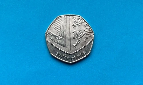 2013 UK 50 Pence — photo from another recent sale