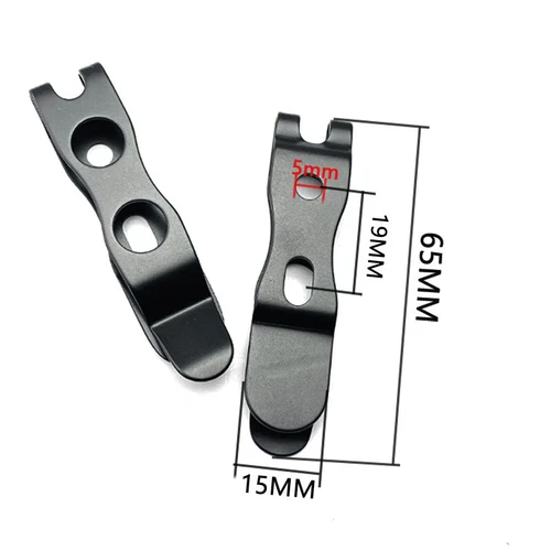 5 Set For Kydex Leather Scabbard KYDEX IWB Holster Belt Clips K Sheath Grip Clip - Picture 2 of 11