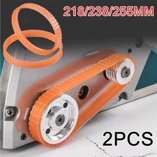 2PCS Accessory Planer Drive Belt Replacement Equipments Home Orange Electric