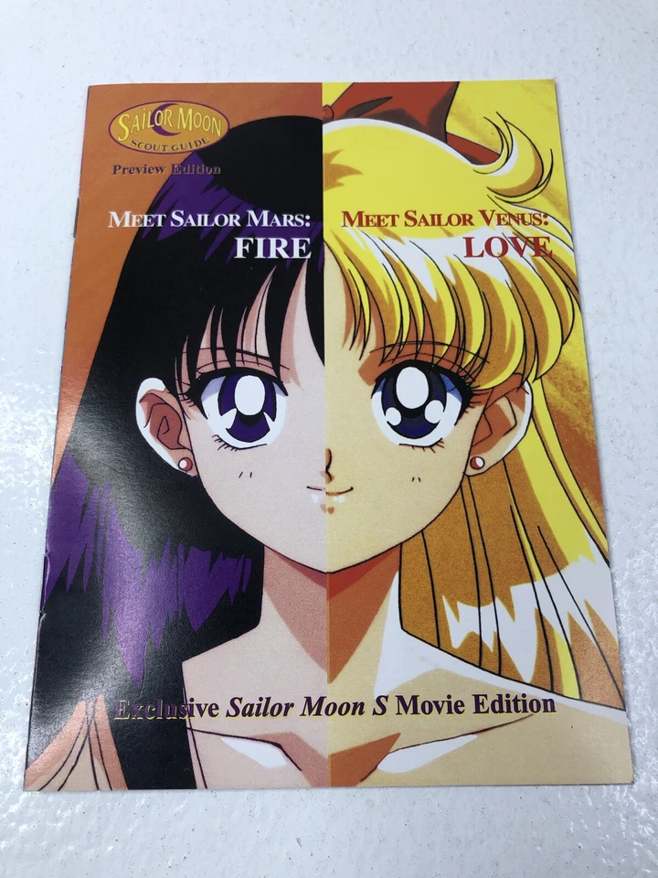 Sailor Moon Scout Guide : Preview Edition RARE VTG Mars Venus Manga Anime Movie - Image 2 of 4