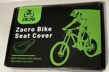 Zacro Bike Seat Cushion - #ZBS02  Padded Bike Seat Cover, Comfort Gel