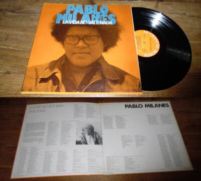 Pablo Milanés - La Vida No Vale Nada LP ORG French Press CDM Cuban Nueva Fund