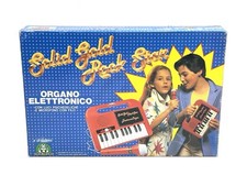 VINTAGE 1988 Playtime Solid Gold Rockstar Electronic Organ New Sealed Set AV