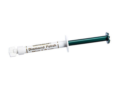 Ultradent Diamond Polishing Paste 0.5 um Mint 1.2 ml syringe Dental Finishing 