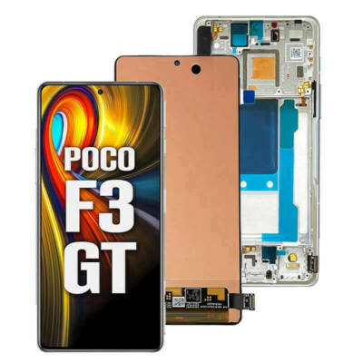 6.67'' Original LCD Display Touch Screen Replacement Frame For Xiaomi POCO F3 GT