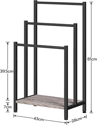 Handtuchständer Handtuchhalter Freistehend Handtuchleiter stehend mit 3 stangen - Bild 38 von 58