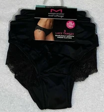 Maidenform MM2006 Sweet Nothings Women's Lace Tanga Panties, 3-pack