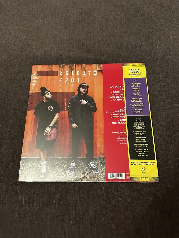 LNDN DRGS - AKTIVE, виниловая пластинка (желтый и фиолетовый с obi) - Изображение 2 из 2