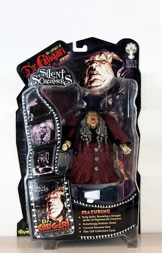 The Cabinet of Dr. Caligari 1919 Silent Screamers Aztech Toyz Figure NEW SEALED - Picture 2 of 4