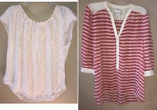 LOT of 2 LC LAUREN CONRAD blouse tops womens size XL *gorgeous & perfect!!