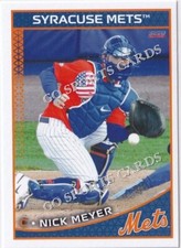 2023 Syracuse Mets Nick Meyer RC Rookie New York Mets  Minor League