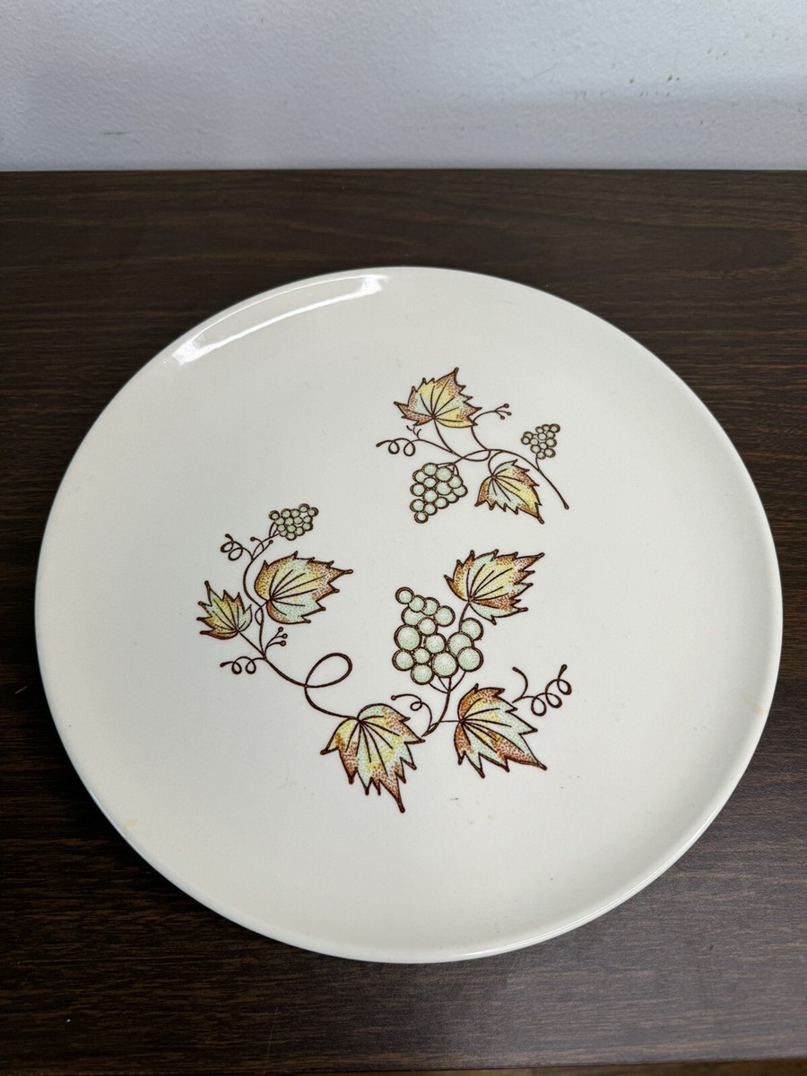 Taylor Smith & Taylor Colorcraft Set/2 Dinner Plates Vineyard 10 1