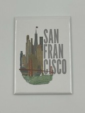 San Francisco Golden Gate Bridge Ca Fridge Magnet 3.5x2.5? Lantern Press