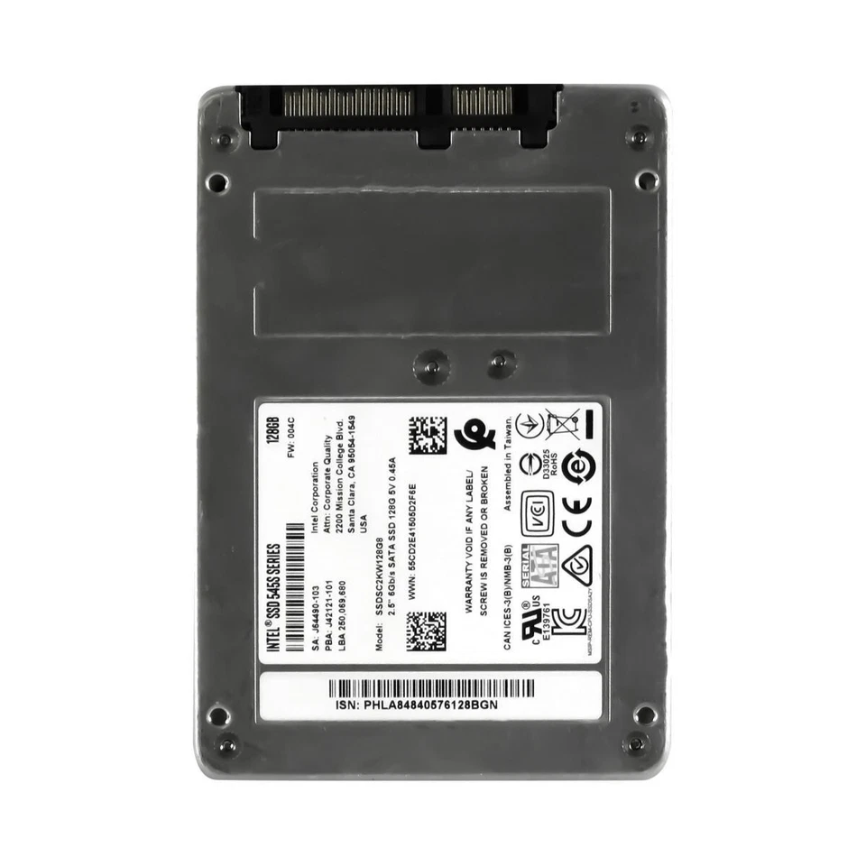 Hard Drive INTEL SSD 545S SERIES SSDSC2KW128G8 128GB TLC SATA III 2.5'' Inch - Image 3 of 4