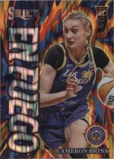 2024 Panini Select WNBA - En Fuego Cameron Brink #5 Flash Prizm (RC) POP 24!!