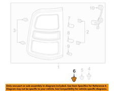CHRYSLER OEM 19-23 1500 Rear Lamps Tail Lamps-Tail Lamp Assy Retainer 6512734AA