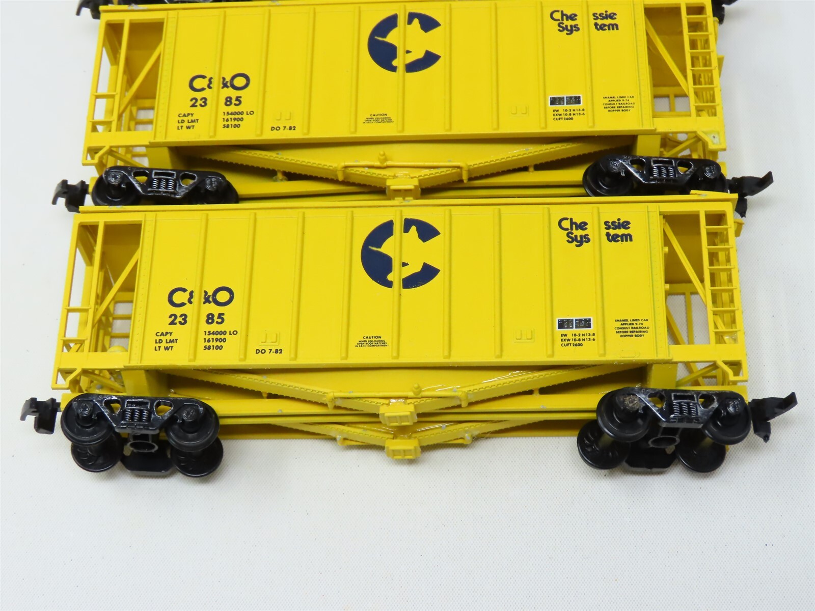 Lot of 3 HO Scale Walthers C&O Chesapeake & Ohio Hopper Cars Custom eBay