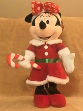 DISNEY 2018 MINNIE MOUSE CHRISTMASPLUSH GREETER 21" BY GEMMY BRAND NEW RARE HTF