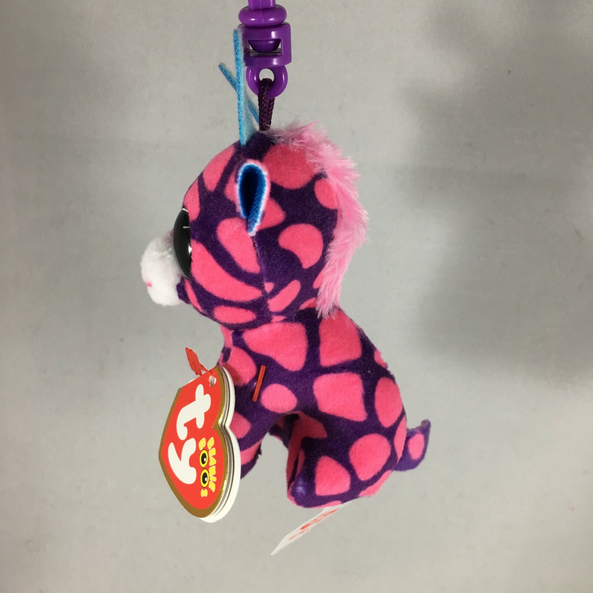 TY Beanie Boos Key Clip SKY HIGH the Giraffe Japan Exclusive Tags