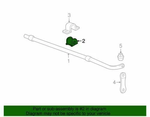 Genuine Ford Explorer 2002-2005 Rear Stabilizer Bar Bushing 3L2Z-5493-CA - Image 2 of 2