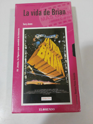 LA VIDA DE BRIAN TERRY JONES MONTY PYTHON VHS CAJA CARTON CASTELLANO EL MUNDO 3T