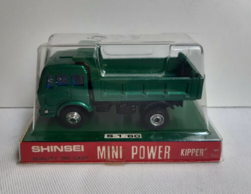 Camion-benne Kipper Mercedes en métal SHINSEI-JAPAN + boîte d'origine années 70 - Afbeelding 1 van 3