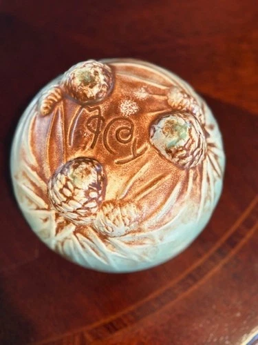 Vintage McCoy Pottery Pinecone Planter 1940s
