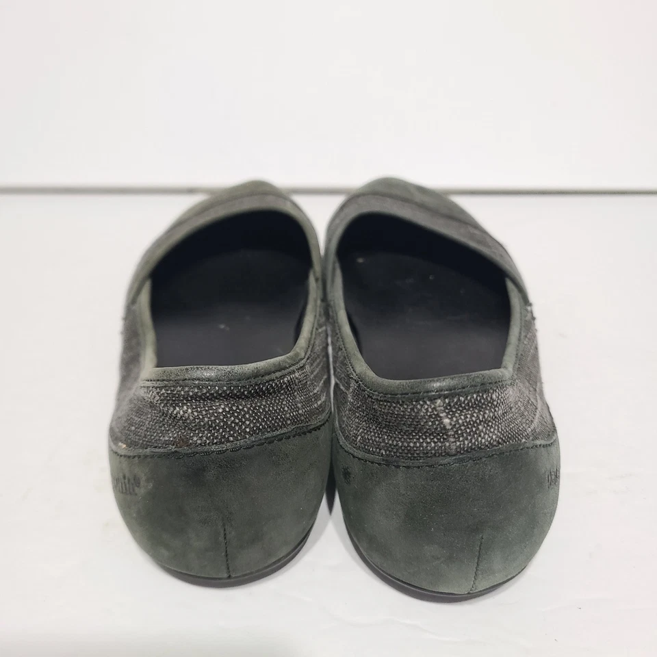 B12 Patagonia Mujer Talla 6 Maha Negro Ballet Planos Sin Cordones Cuero Comodidad Foto 4 de 4