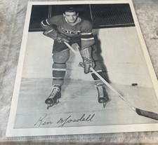 1945-54 Quaker Oats NHL Ken Mosdell HOME PORTRAIT Montreal Canadiens  VAR.