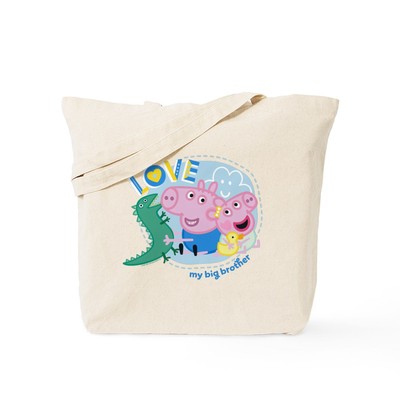 CafePress Peppa Pig: Love My Big Brother Tote Bag (1247855970)